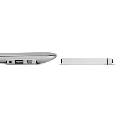 LaCie Porsche Design Slim Drive - With MacBook